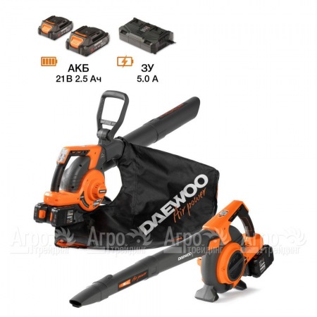 Воздуходувка аккумуляторная Daewoo DABL 9042Li SET в Челябинске