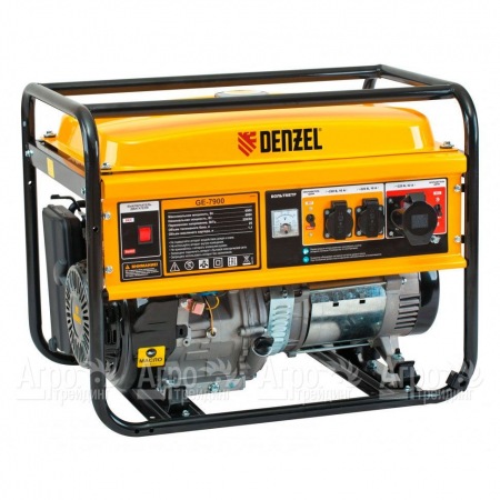 Бензогенератор Denzel GE-7900 6 кВт в Челябинске