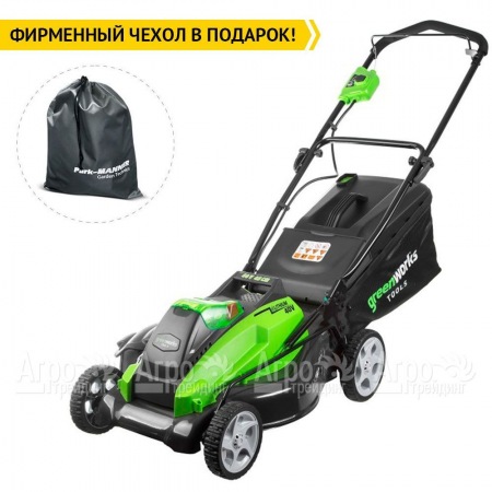Газонокосилка аккумуляторная GreenWorks G40LM45K4 в Челябинске