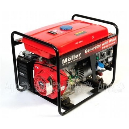 Бензогенератор со встроенным сварочным аппаратом Moller MR/GGT5001W 4,2 кВт в Челябинске