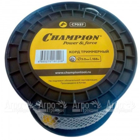 Корд триммерный Champion Aluminium 3.0мм, 168м (круглый)+нож  в Челябинске
