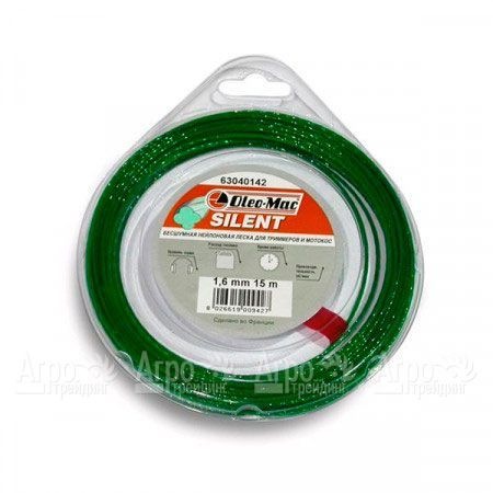 Леска 1.6 мм 15 м silent блистер для триммеров Oleo-Mac в Челябинске