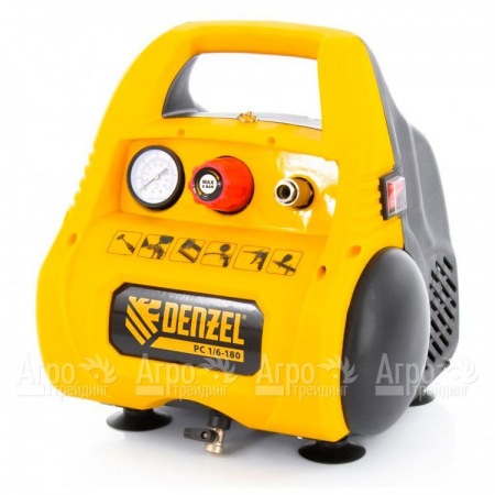 Компрессор воздушный безмасляный Denzel РС 1/6-180 в Челябинске