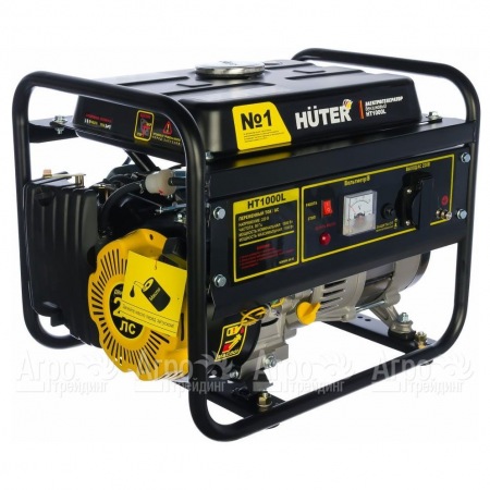 Бензиновый генератор Huter HT1000L 1 кВт в Челябинске