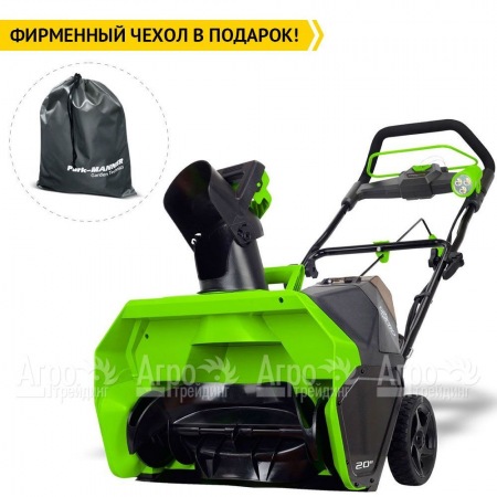 Снегоуборщик аккумуляторный GreenWorks GD40SB в Челябинске
