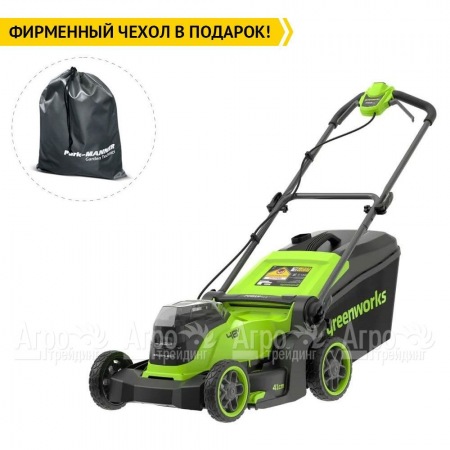 Газонокосилка аккумуляторная GreenWorks GD24X2LM411 (без аккумулятора и зарядного устройства) в Челябинске