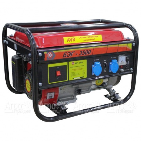Бензогенератор Калибр БЭГ-3500 3 кВт в Челябинске
