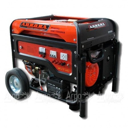 Бензогенератор Aurora AGE-7500 DSX 6 кВт в Челябинске