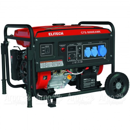 Бензогенератор Elitech СГБ 8000ЕАМК 6 кВт  в Челябинске