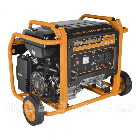 Бензогенератор Carver PPG-6500АM 5 кВт в Челябинске