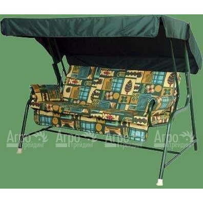 Трехместные садовые качели "ИРИС" с раскладывающейся спинкой в Челябинске