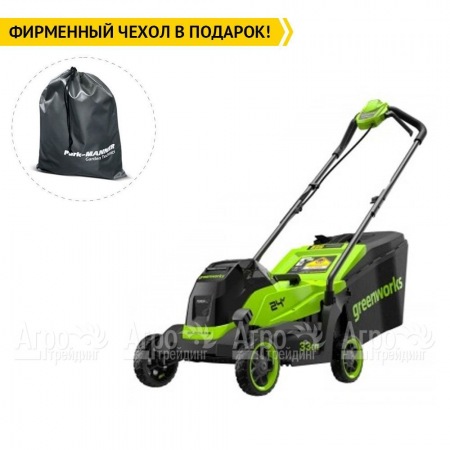 Газонокосилка аккумуляторная GreenWorks GD24LM331 4 Ач в Челябинске