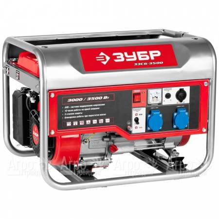 Бензогенератор Зубр ЗЭСБ-3500 3.5 кВт в Челябинске