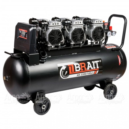 Компрессор безмаслянный Brait КВ-3300/100Х3 в Челябинске