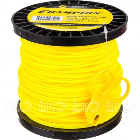 Корд триммерный Champion Round 2.4 мм х90 м (круглый) + нож  в Челябинске