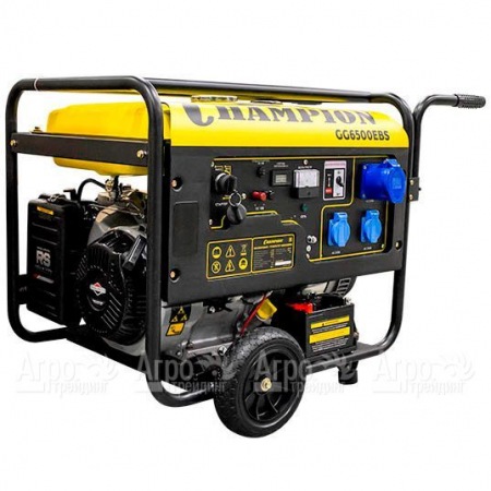 Бензогенератор Champion GG6500EBS 5 кВт в Челябинске