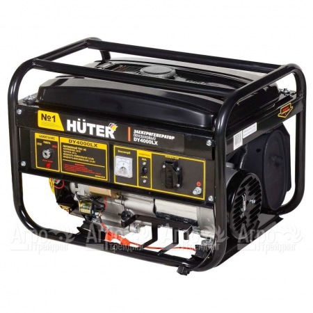 Бензиновый генератор Huter DY4000LX 3 кВт - электростартер в Челябинске