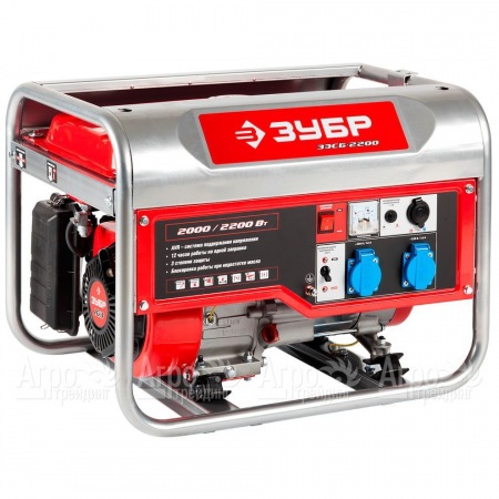 Бензогенератор Зубр ЗЭСБ-2200 2.2 кВт в Челябинске