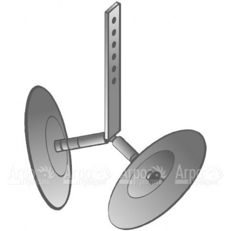 Окучник дисковый без сцепки для культиваторов Целина 500, 404, 406 в Челябинске