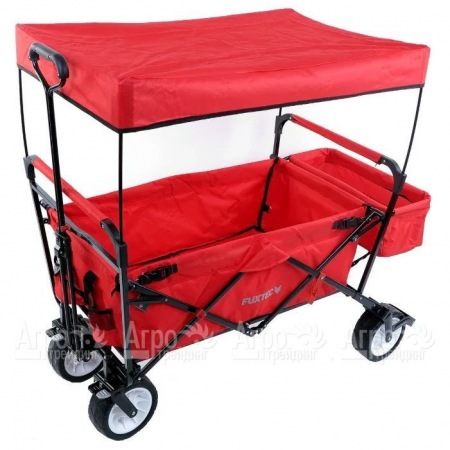 Тележка ручная Fuxtec СТ-350R с навесом красная в Челябинске