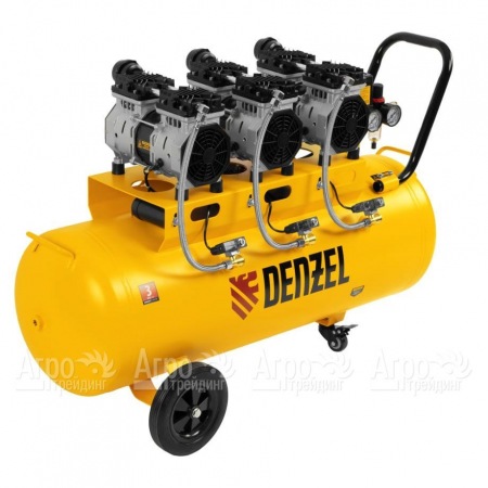 Компрессор безмасляный малошумный Denzel DLS 1800/100 в Челябинске