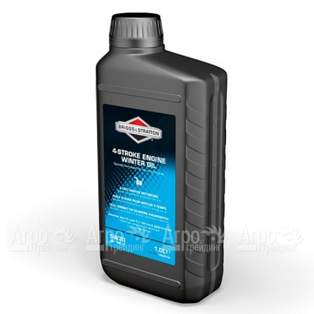 Масло синтетическое зимнее Briggs&amp;Stratton SAE 5W30 1 л для 4-тактных двигателей  в Челябинске