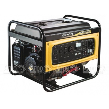 Бензогенератор Kipor KGE6500X3 4,8 кВт в Челябинске