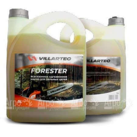 Всесезонное адгезионное масло Villartec Forester 5 л для пильных цепей в Челябинске