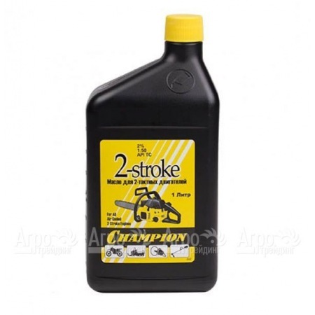 Масло минеральное Champion TSC-3 1 л для 2-тактных двигателей в Челябинске
