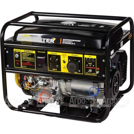 Бензиновый генератор Huter DY8000LX-3 6.5 кВт в Челябинске