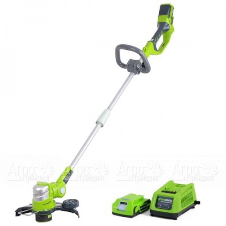 Аккумуляторный триммер GreenWorks G24ST30MK2 в Челябинске