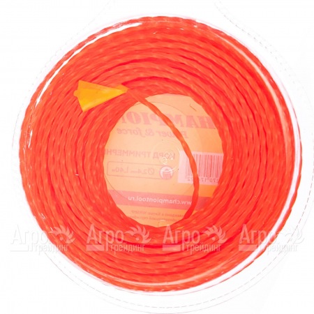 Корд триммерный Champion Twisted Square 3.0мм, 300м (витой квадрат)+нож  в Челябинске