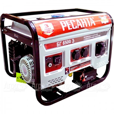 Бензогенератор Ресанта БГ 6500 Э 5 кВт в Челябинске