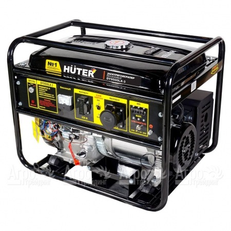 Бензогенератор Huter DY9500LX-3 7.5 кВт в Челябинске