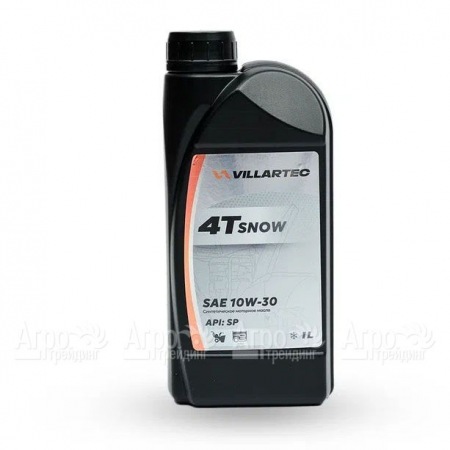 Масло моторное зимнее Villartec 4T Snow SAE 10W-30, 1 л для 4-х тактных двигателей в Челябинске