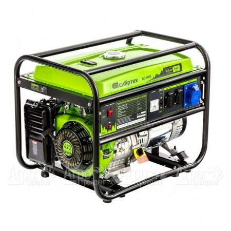 Бензогенератор Сибртех БС-8000 6 кВт в Челябинске