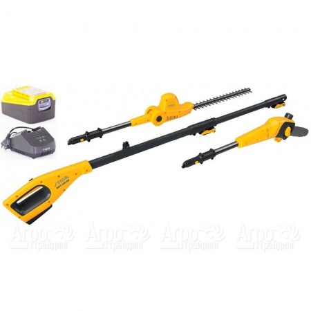 Высоторез аккумуляторный + ножницы для живой изгороди Stiga SMT 100 AE Kit в Челябинске