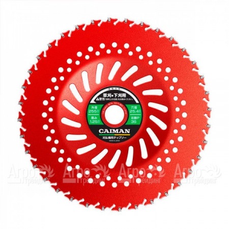 Диск японский 10" 255x25x40P (с функцией подрезки под корень) для триммеров Caiman в Челябинске