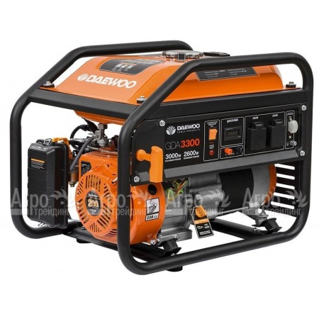 Бензогенератор Daewoo GDA 3300 2.6 кВт в Челябинске
