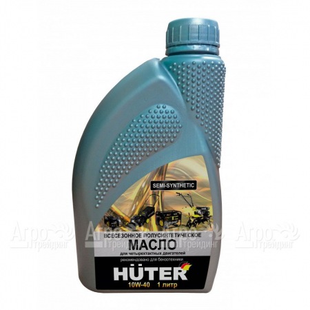 Масло моторное Huter 10W-40, 1 л для 4-х тактных двигателей в Челябинске