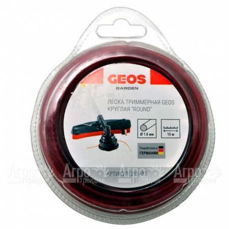 Леска триммерная круглая GEOS by Al-Ko Round 1.6 мм, 15 м в блистере в Челябинске