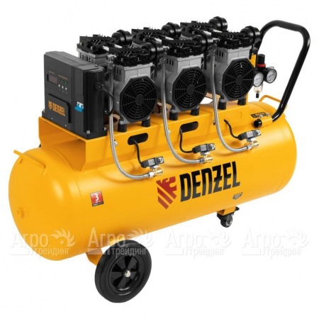 Компрессор безмасляный малошумный Denzel DLS 3300/100 в Челябинске