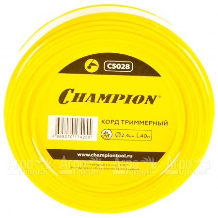 Корд триммерный Champion Star 2.4мм, 40м (звезда)  в Челябинске