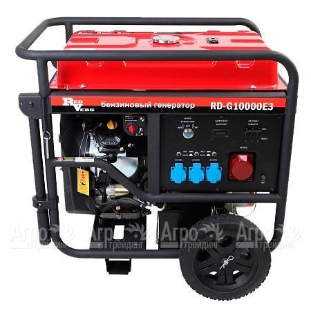 Бензогенератор RedVerg RD-G10000E3 9 кВт в Челябинске