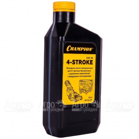 Масло минеральное Champion SAE 30 0.6 л для 4-тактных двигателей в Челябинске