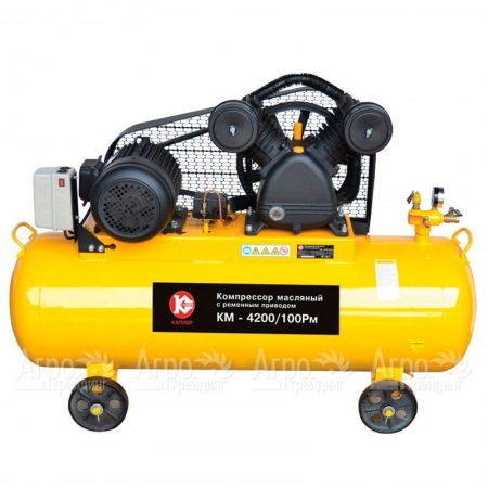 Компрессор масляный Калибр Мастер КМ-4200/100РМ в Челябинске