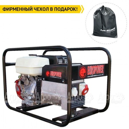 Бензогенератор Europower ЕР 5000 T 3X230V для ж/д 3.6 кВт в Челябинске