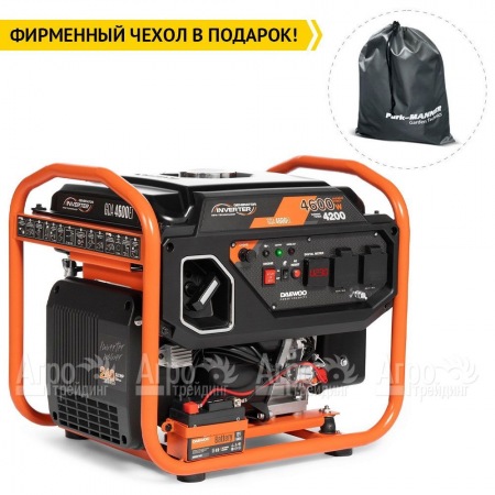 Бензиновый генератор инверторный Daewoo GDA 4600 Ei 4.2 кВт в Челябинске