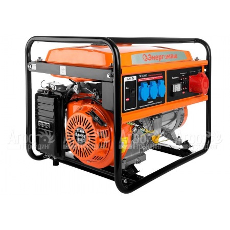 Бензогенератор Энергомаш ЭГ-87603 5.5 кВт в Челябинске