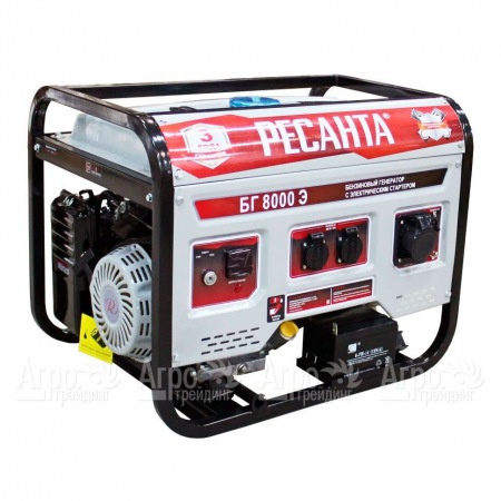 Бензогенератор Ресанта БГ 8000 Э 6.5 кВт в Челябинске